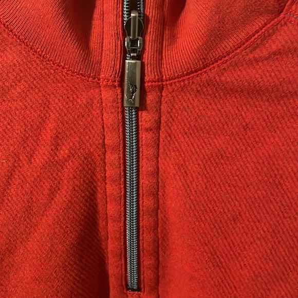 Tommy Bahama reversible sweater with half zip - Picture 2 of 9
